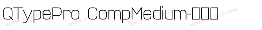 QTypePro CompMedium字体转换